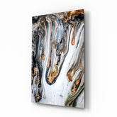 Abstract Glass Wall Art.